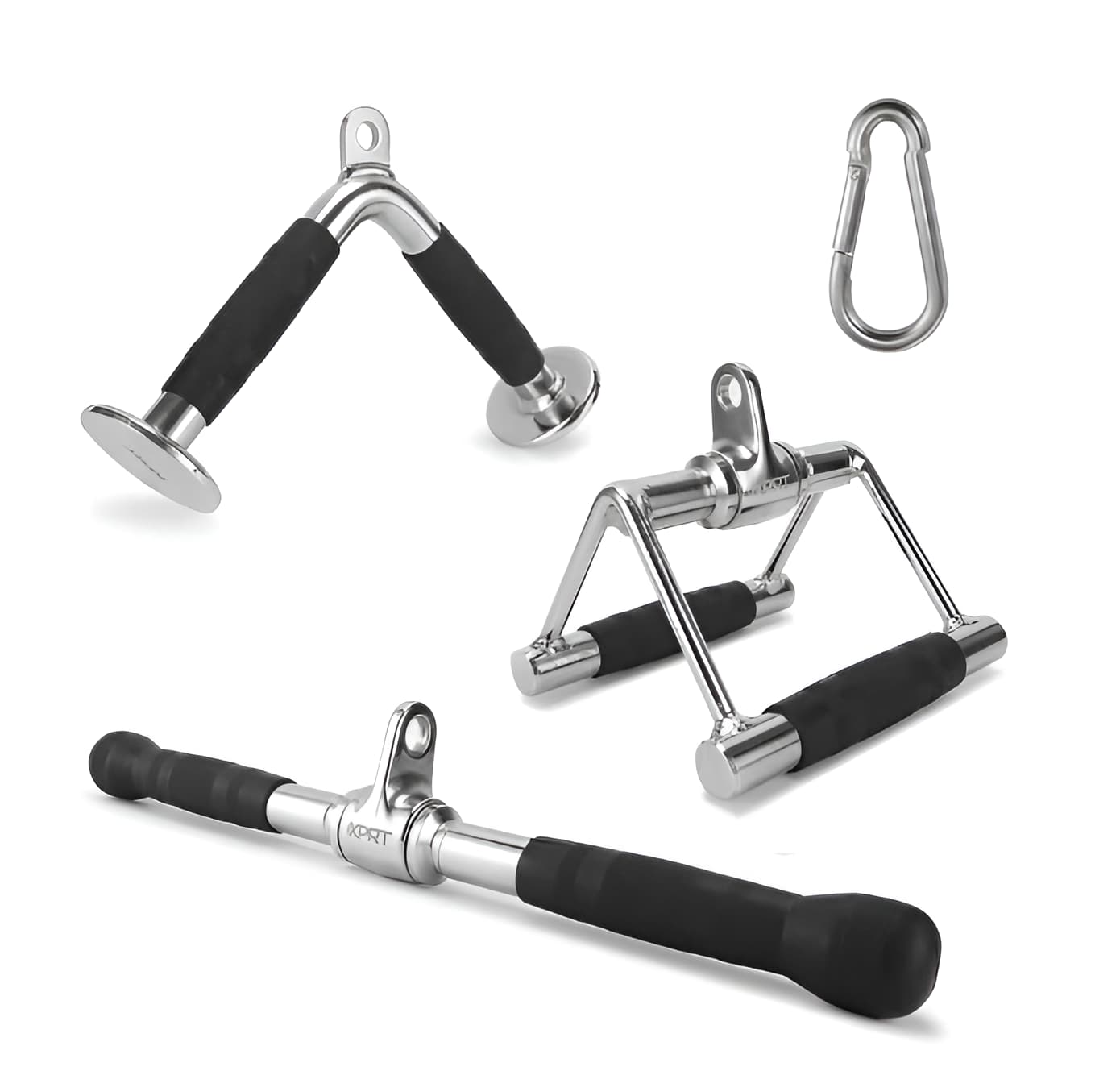 Double D Handle Cable Machine Attachment Set - Home Gym Accessories