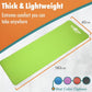 Exercise Mat with Carry Strap for Yoga & Pilates, Ribbed Surface, Green