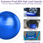 Exercise Ball 75cm - Gym Grade Anti-Burst Stability Ball for Yoga & Pilates