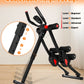Fitness Ab Machine, 4 Adjustable Resistance Levels Ab Workout Equipment for Home Gym, Height Adjustable Ab Trainer, Foldable Fitness Equipment.440Lbs Weight Capacity