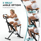 Foldable Squat Machine for Home, Adjustable Resistance, 330 lb