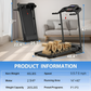Foldable Treadmill for Home 2.5 HP Portable Running Jogging Walking Machine