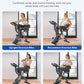 Folding Exercise Bike Magnetic 16 Levels Resistance 300 lbs