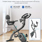 Folding Exercise Bike Magnetic 16 Levels Resistance 300 lbs