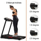 Folding Treadmill 3.5HP Adjustable Incline Bluetooth
