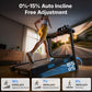Folding Treadmill with 15% Auto Incline, 2.5 HP Motor, 300 lb Capacity, App-Connected Display for Home Workouts