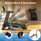 Folding Treadmill with 15% Auto Incline, 2.5 HP Motor, 300 lb Capacity, App-Connected Display for Home Workouts