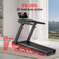 Folding Treadmill with 20% Auto Incline, 400 lb Capacity, 3.5 HP Motor, 9.5 MPH Wide Belt & Adjustable Handrails
