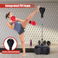 Freestanding Reflex Punching Bag with Adjustable Stand | 53–61" Height