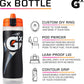 GX Bottle, Refillable Water Bottle, Nonslip, Blue, 30 Fl Oz