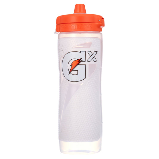 Gx Hydration System, Non-Slip 30Oz Squeeze Bottle - White