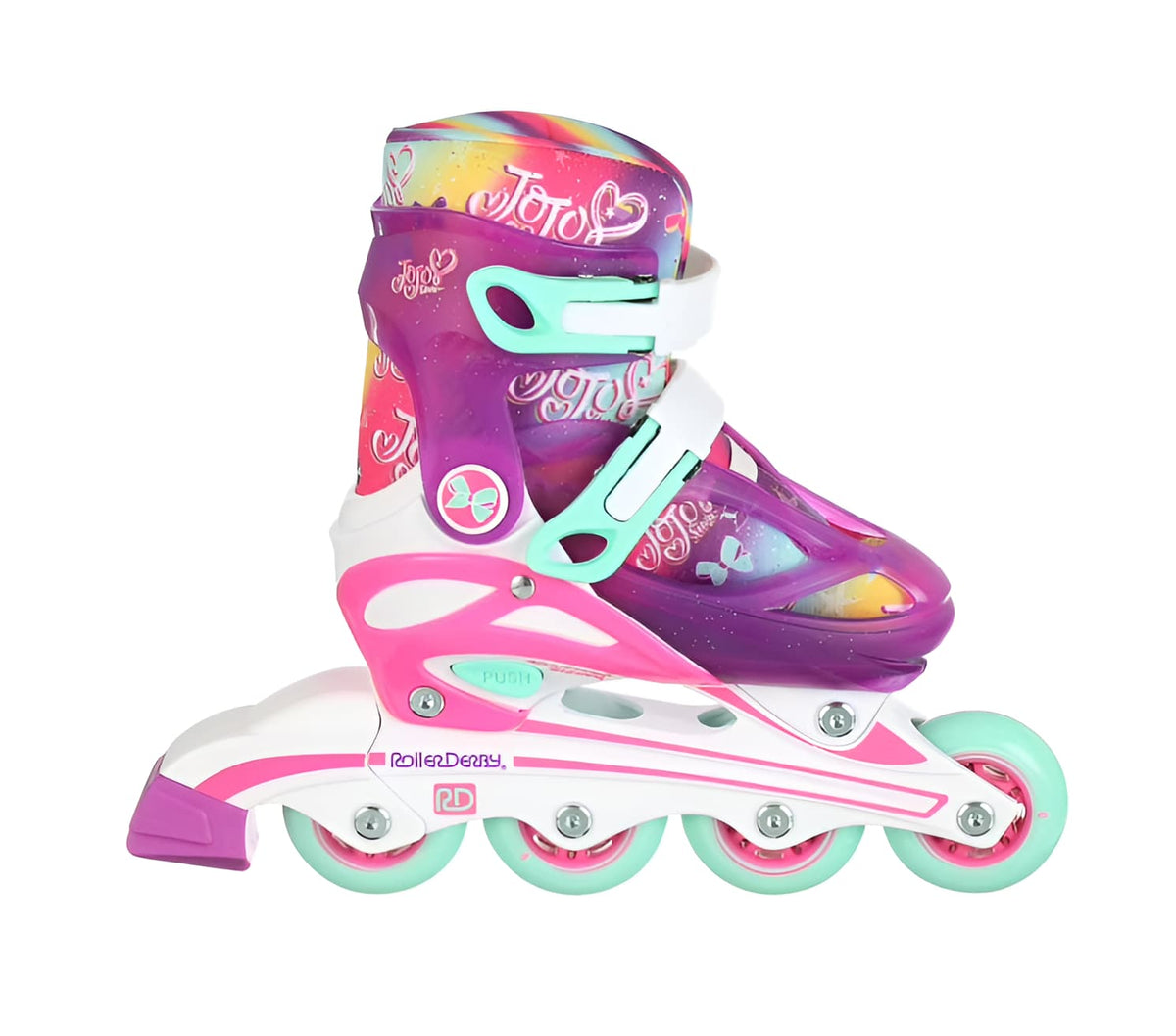 Girls 2-in-1 Convertible Roller Inline Skates