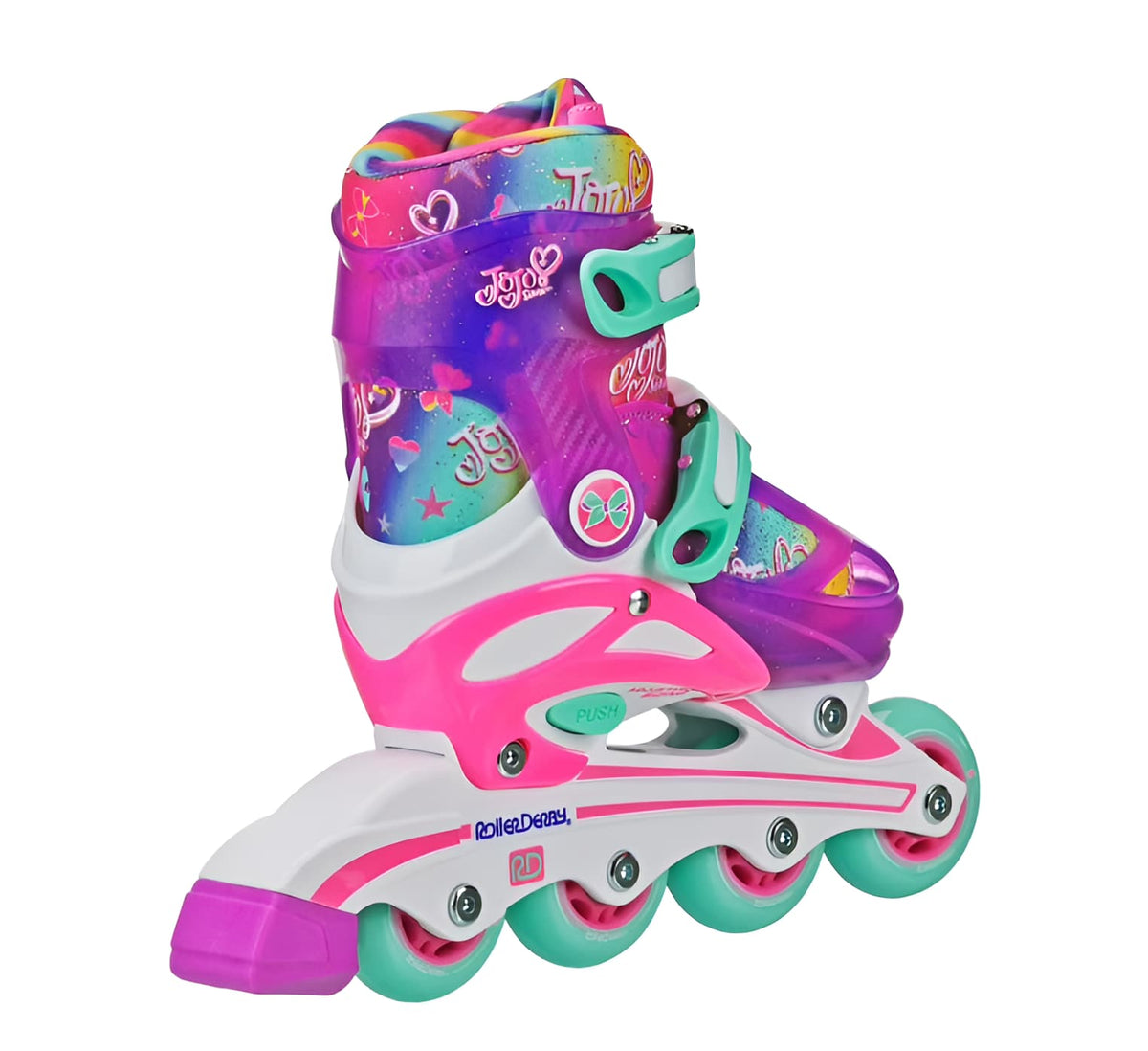 Girls 2-in-1 Convertible Roller Inline Skates