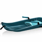 Gizmo Tron Mystic Green, Sitting Snow Sled with Hand Brakes, 120 Lbs , for Kids Ages 3+