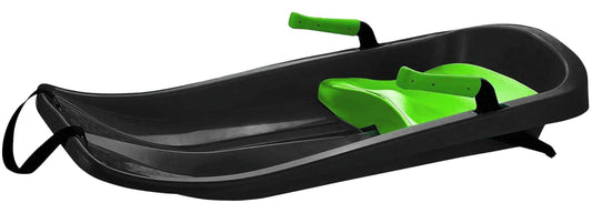 Gizmo Tron Mystic Green, Sitting Snow Sled with Hand Brakes, 120 Lbs , for Kids Ages 3+