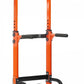 Height Adjustable Power Tower Dip Stands Pull up Bar Strength Training for Home Gym Red