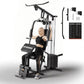 Home Gym Station, Workout Station with 150LBS Weight Stack, Home Gym Equipment for All Body Training.