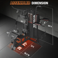 Home Gym Station with 150 lbs Weight Stack - All Body Training Equipment