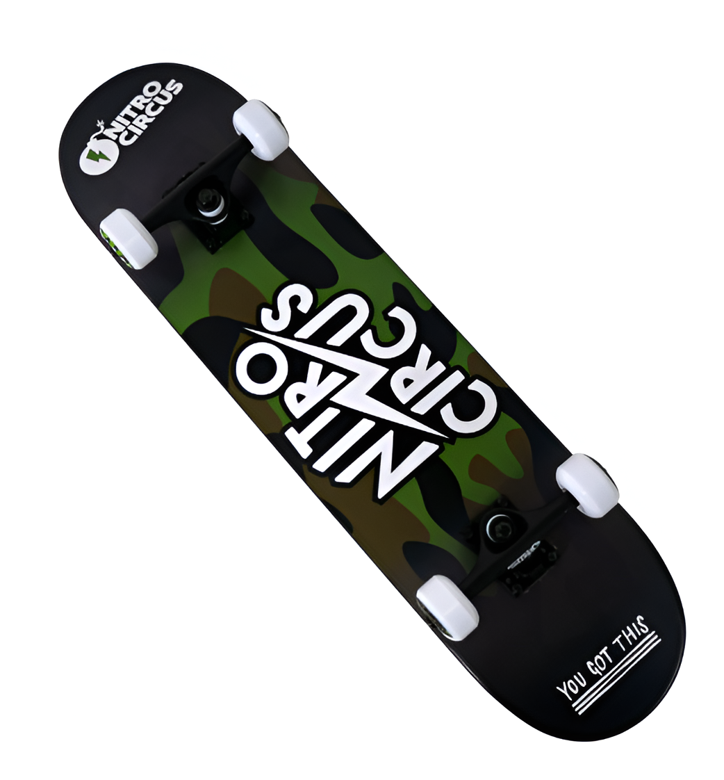 Hyper Nitro Circus 9-Ply Maple Skateboard Military Style
