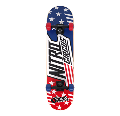 Hyper Nitro Circus 9-Ply Maple Skateboard USA Flag