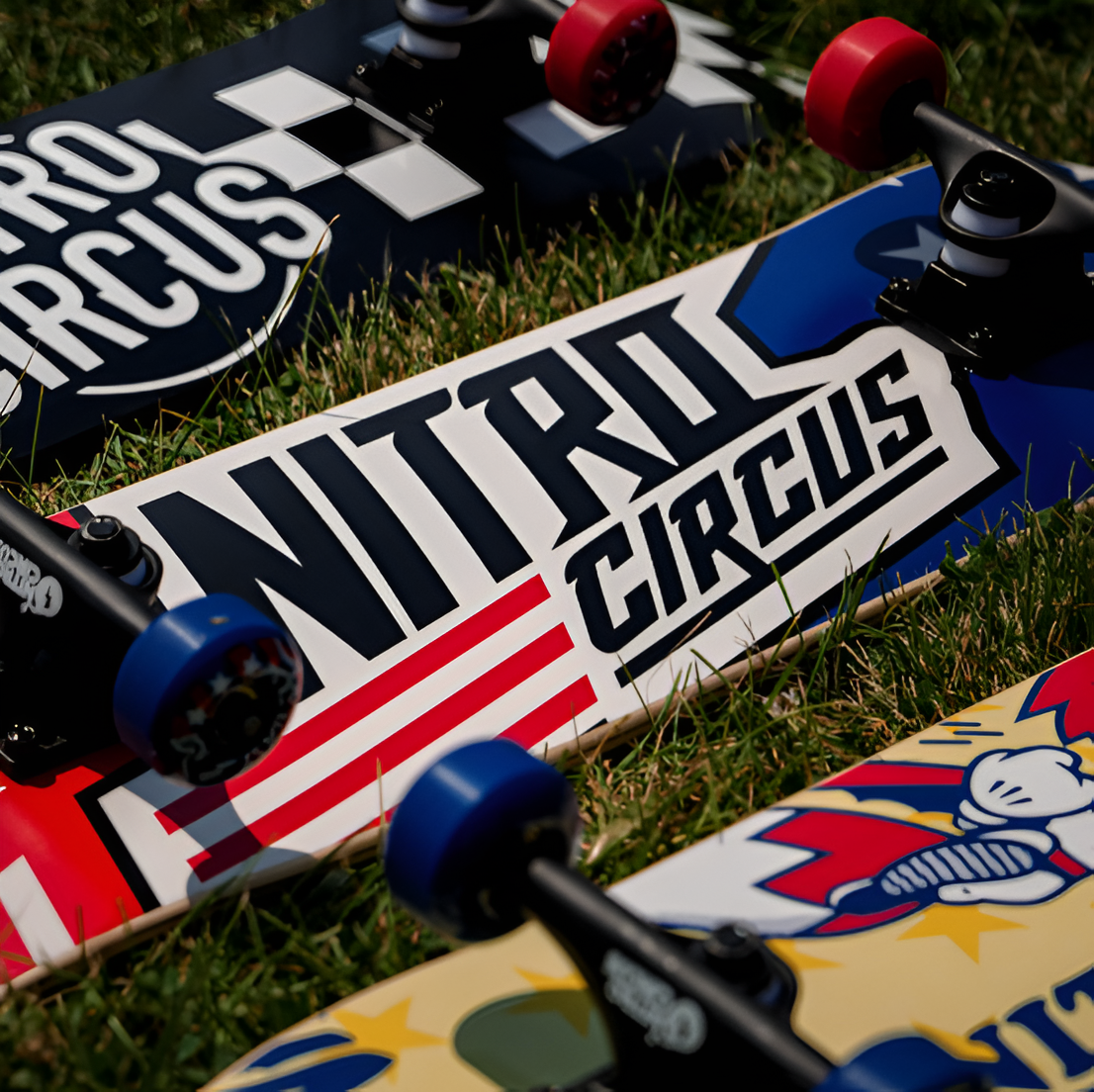 Hyper Nitro Circus 9-Ply Maple Skateboard USA Flag