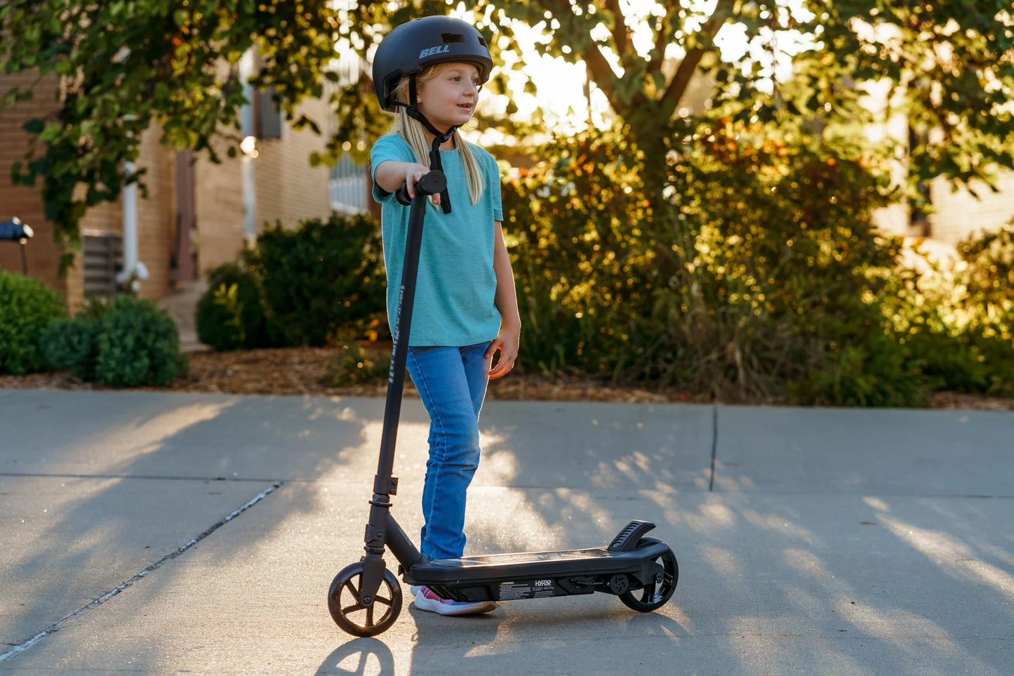 Hyper Toys 12V Jammer Electric Scooter Ride on for Kids, 10 Mph Max Speed, for Ages 8+