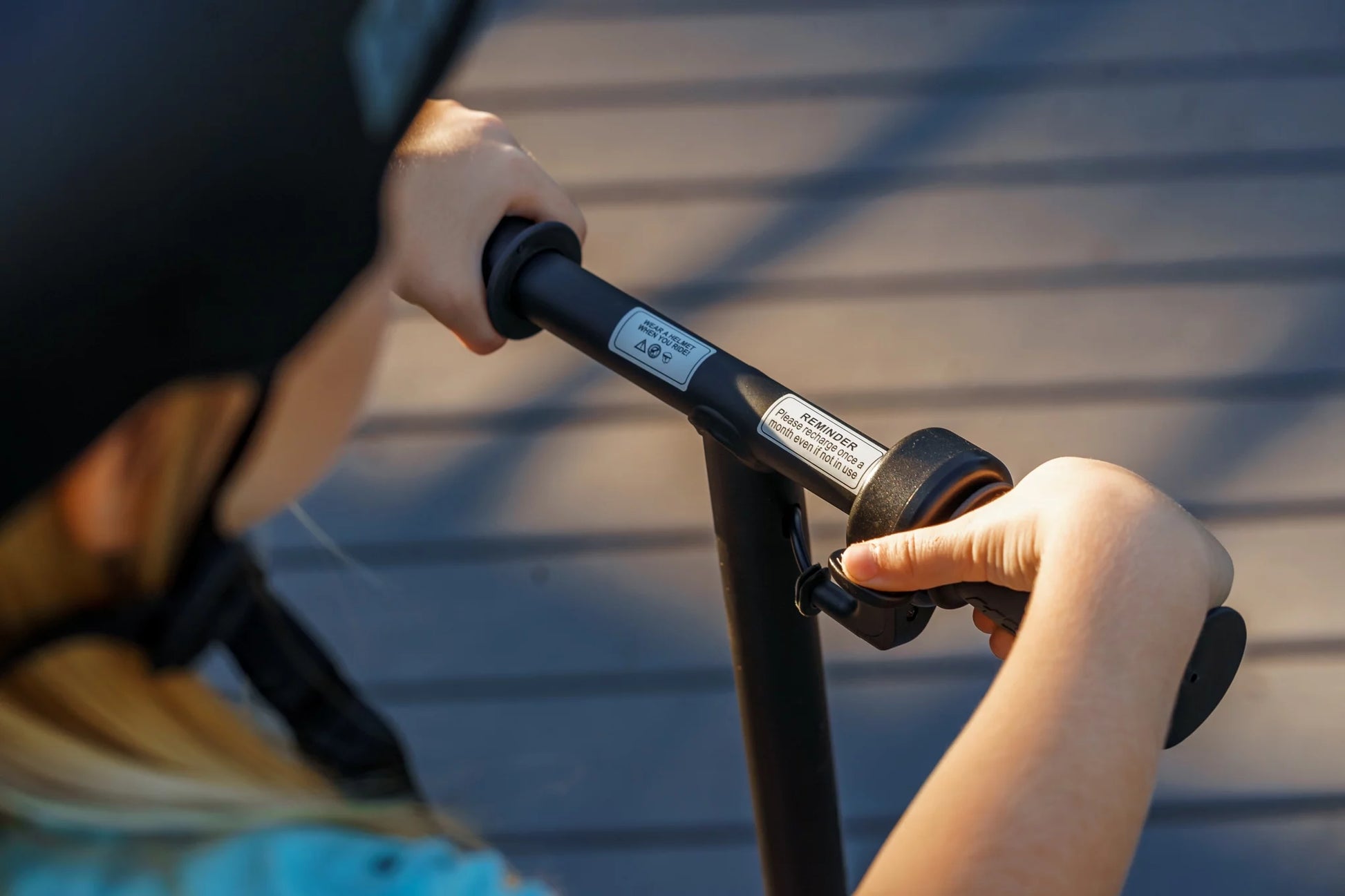 Hyper Toys 12V Jammer Electric Scooter Ride on for Kids, 10 Mph Max Speed, for Ages 8+