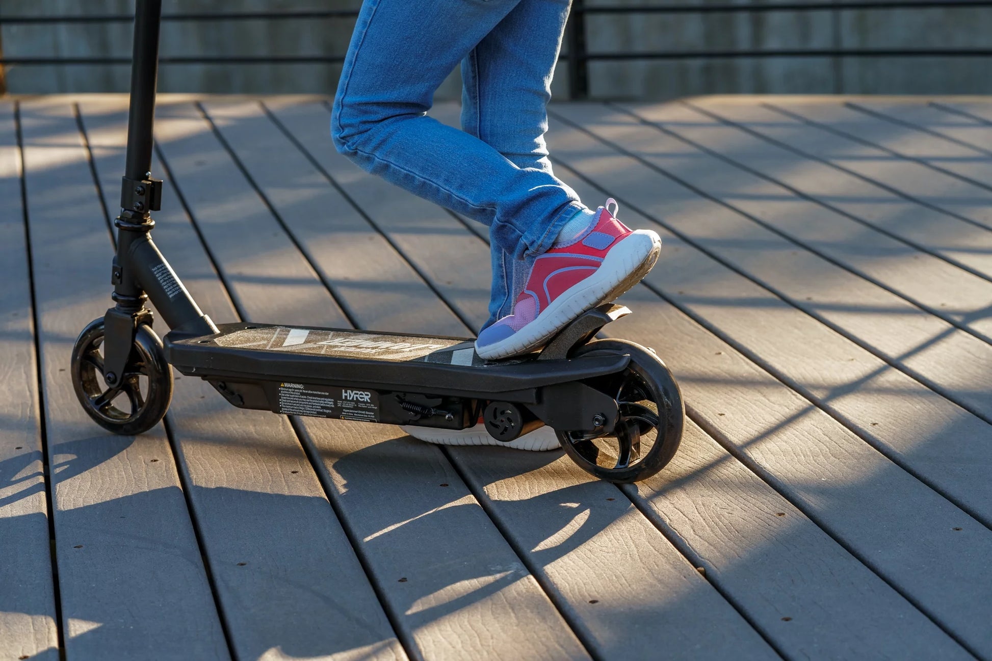 Hyper Toys 12V Jammer Electric Scooter Ride on for Kids, 10 Mph Max Speed, for Ages 8+