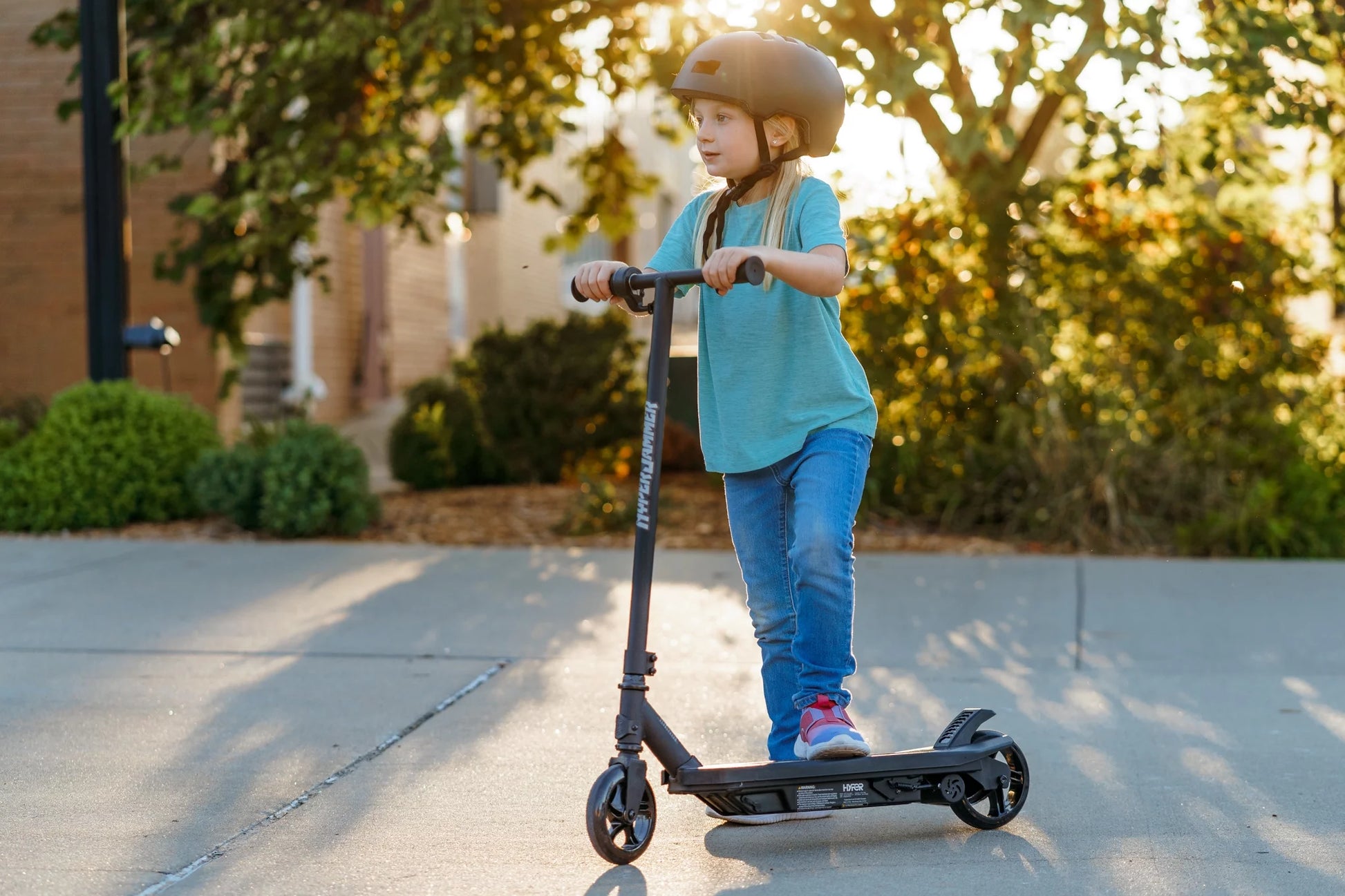 Hyper Toys 12V Jammer Electric Scooter Ride on for Kids, 10 Mph Max Speed, for Ages 8+