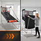 Indoor Basketball Arcade Game Double Electronic Hoops Shot 2 Player W/4 Balls