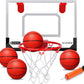 Indoor Basketball Hoop for Kids, Mini Basketball Hoop with Electronic Scoreboard, Sounds, over the Door Basketball Game Toys Gifts 3 Balls for Kids & Adults