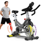 Indoor Exercise Bike - Magnetic Resistance Stationary Bike with LCD Monitor, 350 lbs Capacity