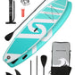 Inflatable Paddle Board Stand up Paddle Board 6 in Thick with Sup Accessories and Carry Bag and Fast Pumping for Adults and Youth