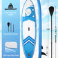 Inflatable Paddle Board Stand up Paddle Board 6 in Thick with Sup Accessories and Carry Bag and Fast Pumping for Adults and Youth