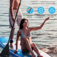 Inflatable Paddle Board Stand up Paddle Board 6 in Thick with Sup Accessories and Carry Bag and Fast Pumping for Adults and Youth