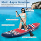 Inflatable SUP Board 10’ – Stand Up Paddle Board with Paddle, Pump & Accessories