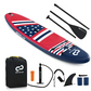 Inflatable SUP Board 10’ – Stand Up Paddle Board with Paddle, Pump & Accessories
