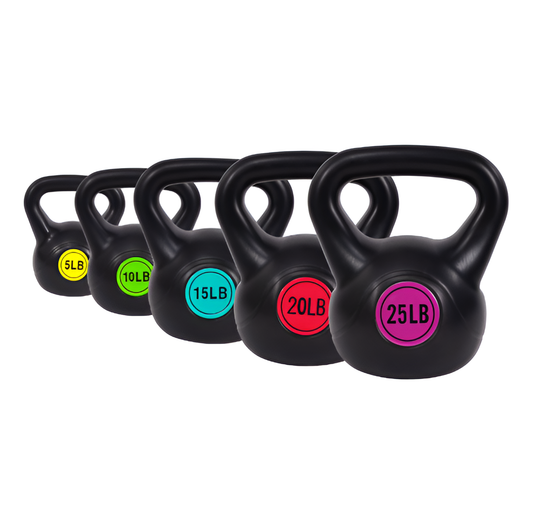 Kettlebell Weight Set - Wide Grip Exercise Fitness Set 