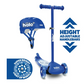 Kids 3-Wheel Scooter with Helmet - Light-Up Wheels