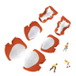 Kids Protective Gear Set - Knee Pads, Elbow Pads & Wrist Guards (3-in-1)