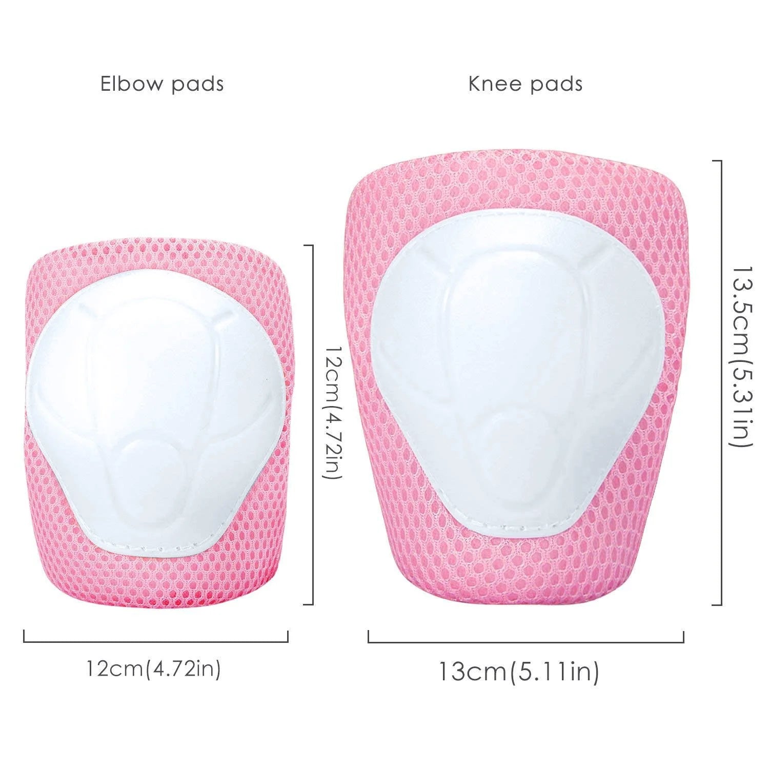 Kids Protective Gear Set Knee Pads for Kids 2-8 Years Toddler Knee and Elbow Pads with Wrist Guards 3 in 1 for Skating Cycling Bike Rollerblading Scooter