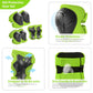 Kids Protective Gear Set, Knee Pads for Kids 2-8 Years Toddler, Knee and Elbow Pads with Wrist Guards for Skating Cycling Bike, Green