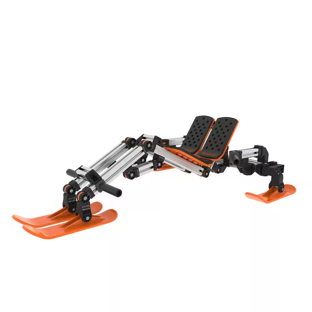 Kids Ski Car with 4 Orange Snowboard Accessories, Integral Molding