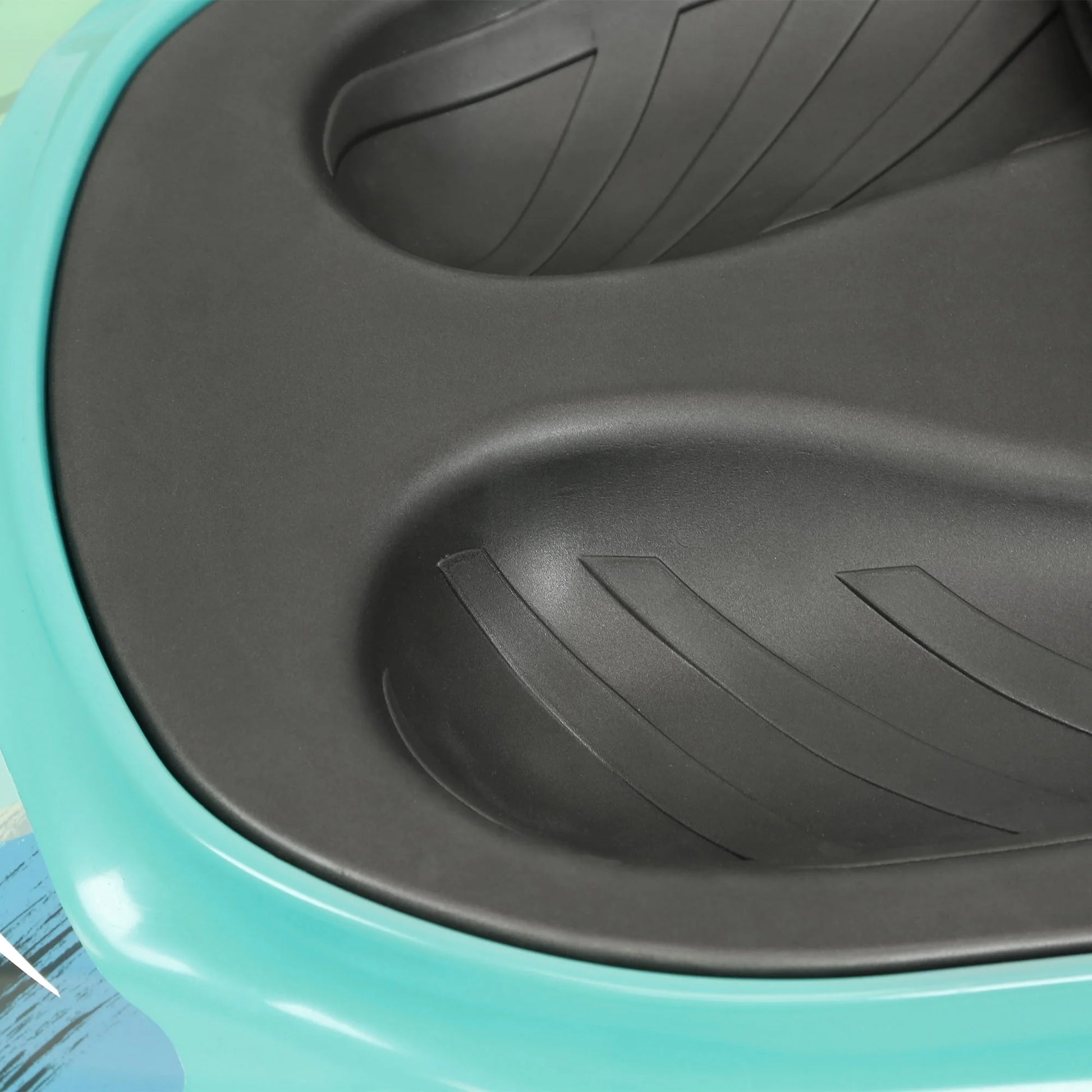 Kneeboard with Hook for Knee Surfing Boating Waterboarding, Aqua