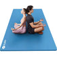 Large Yoga Mat 78X51" 10Mm Thick NBR Foam Exercise Mats for Home/Gym Fitness Workout, Blue