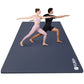 Large Yoga Mat 78X51" 10Mm Thick NBR Foam Exercise Mats for Home/Gym Fitness Workout, Blue