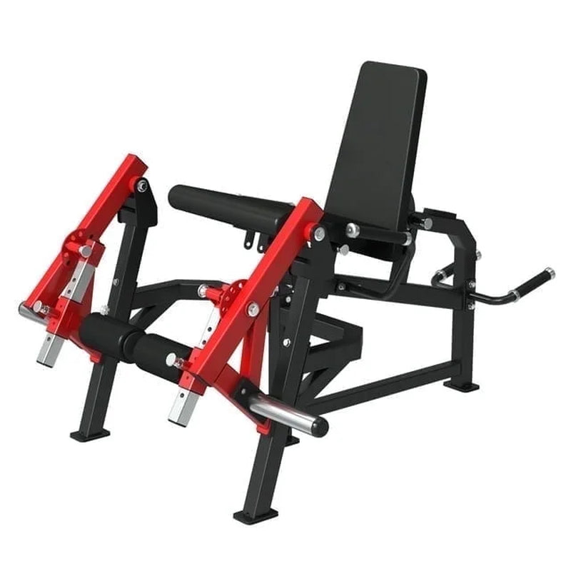 Leg Extension and Curl Machine, Leg Training Bench with 50LBS Weight Plates, Adjustable Leg Machine with Storage Places for Home Gym