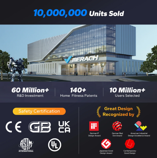 Magnetic Row Machine with 51.2" Extended Rail, 16-Level Powerful Magnetic Rower and 350 LBS Weight Capacity