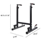 Multi-Function Home Gym Exercise Fitness Dip Stand, Black