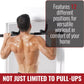 Multi-Function Portable Pull up Bar for Doorway, Black